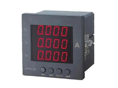 Digital three-phase ammeter