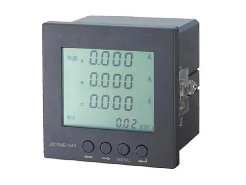 Liquid crystal three-phase ammeter
