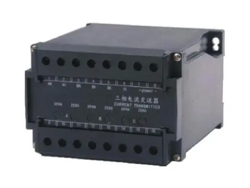 Three phase current and voltage transmitter